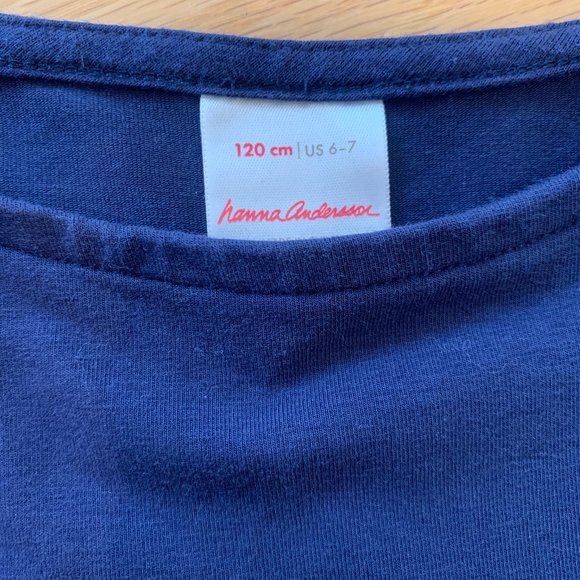 Hanna Andersson long-sleeved tutu dress with Unicorn embroidery - size 6-7 - Picture 2 of 2